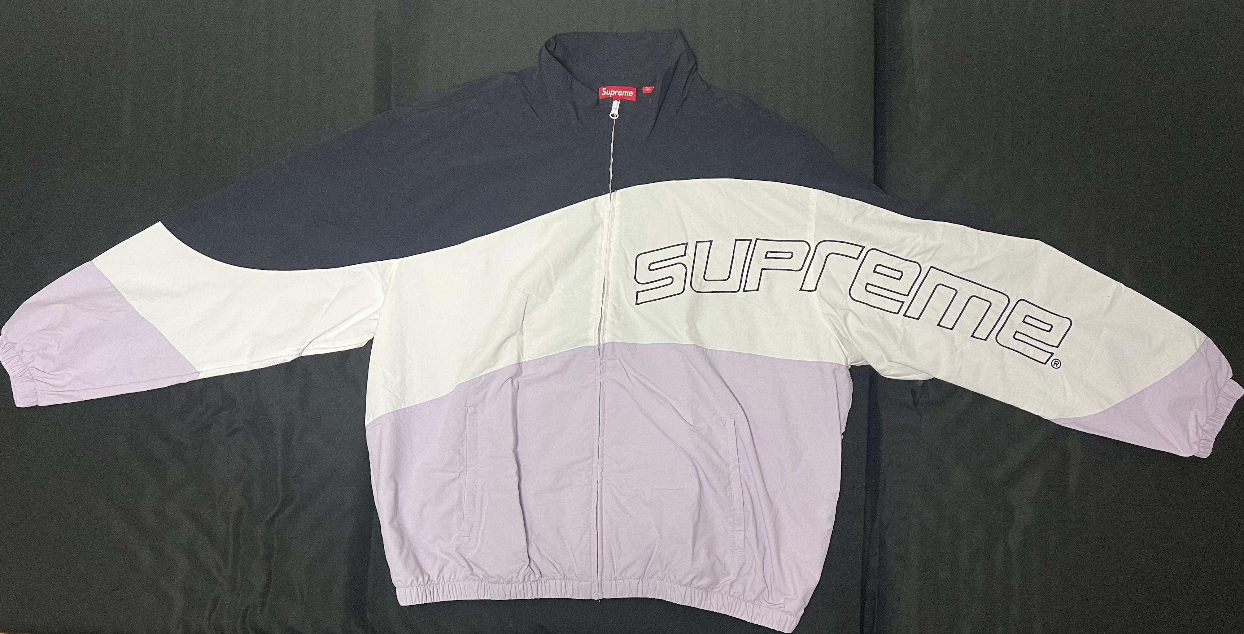 Supreme Curve Track Jacket "Light Purple"