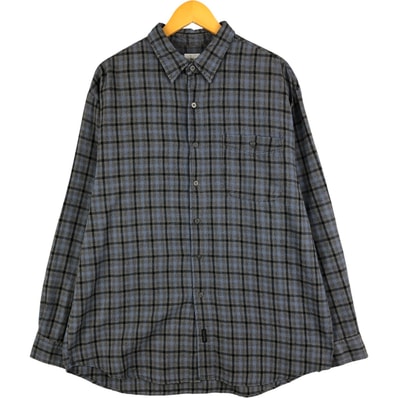 古着 カルバンクライン Calvin klein JEANS 長袖 ライトネルチェックシャツ メンズL相当/eaa545675