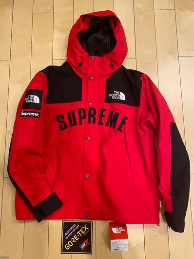 Supreme x The North Face Arc Logo Mountain Parka "Red"