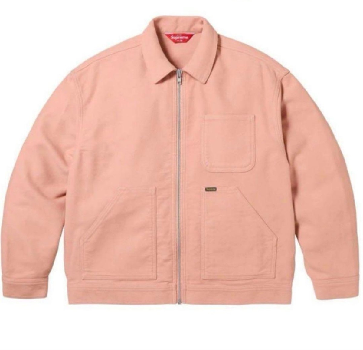 Supreme シュプリーム ピンク ジップアップ コーチ ジャケット ブルゾン