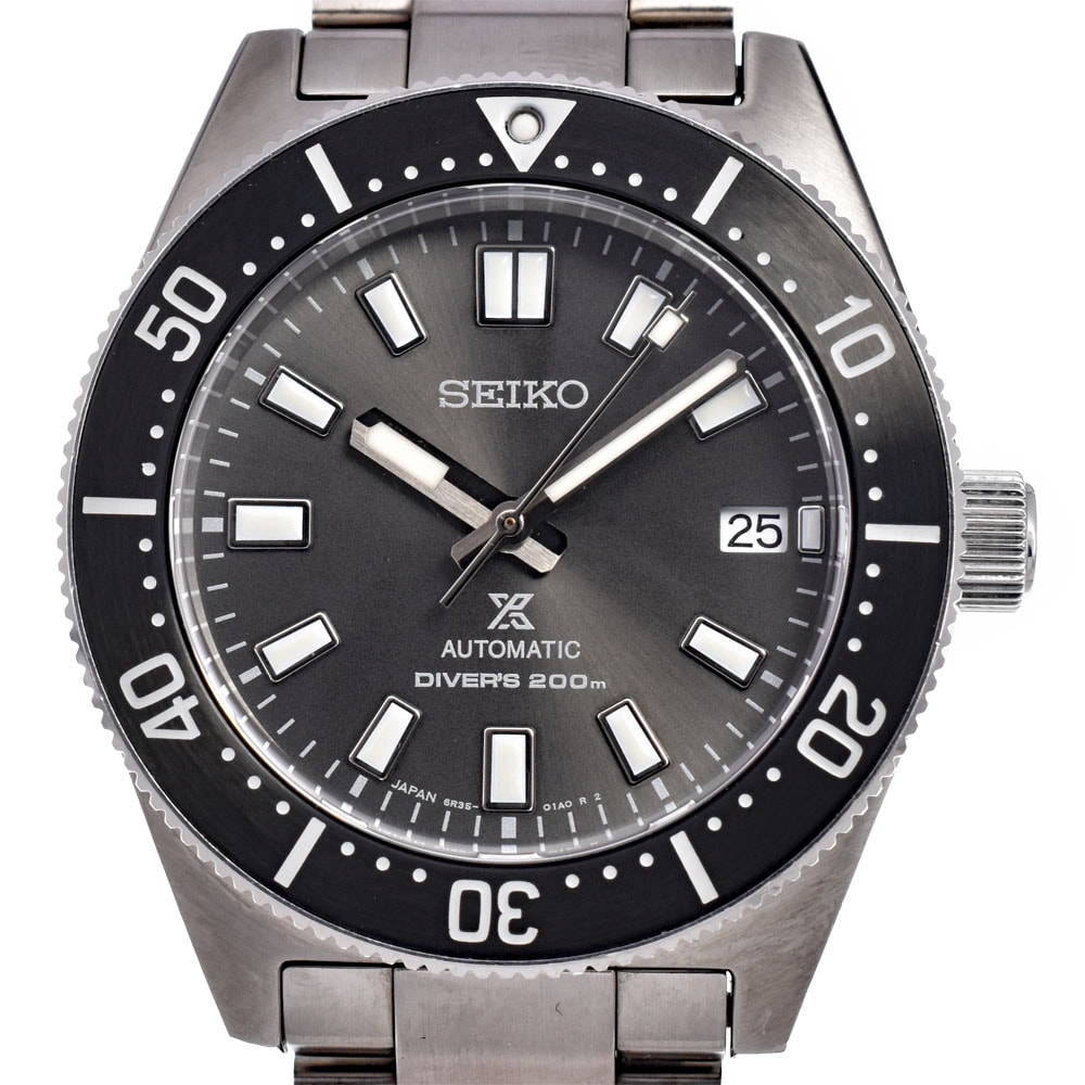 セイコー SEIKO SBDC101/6R35-00P0 プロスペックス ダイバースキューバ デイト グレー 自動巻き メンズ 腕時計 K#150617
