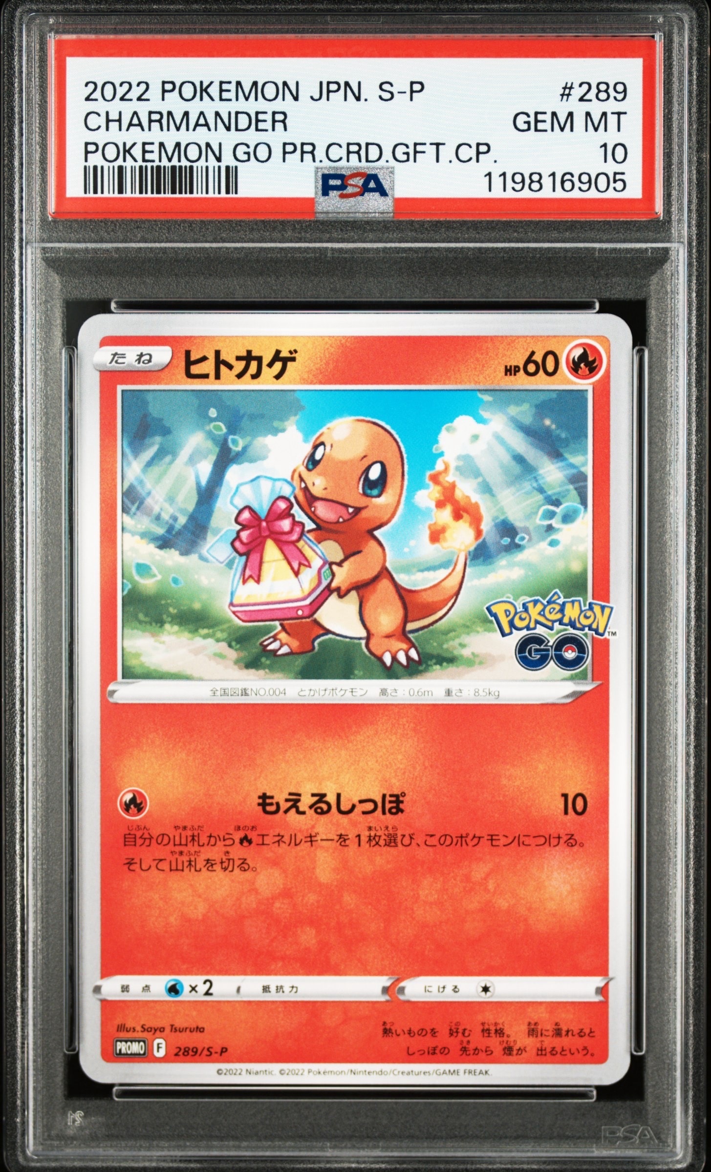 ヒトカゲ P [S-P 289](プロモーションカード「ポケモン GO ギフトキャンペーン」)