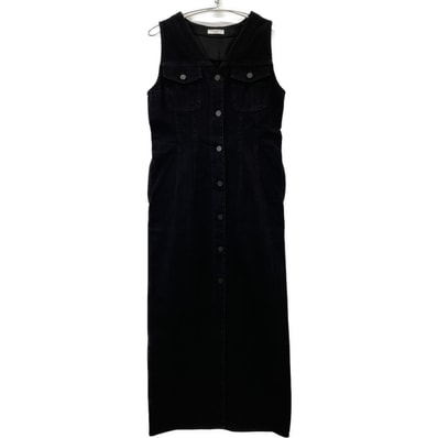 クラネ ブラック スリーブレス デニムワンピース 2