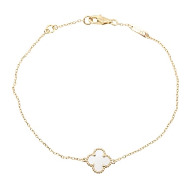 ヴァンクリーフ&アーペル Van Cleef & Arpels スウィートアルハンブラ マザオブパール ブレスレット ブレスレット アクセサリー K18(イエローゴールド) マザーオブパール レディース ゴールド系 / ホワイト系