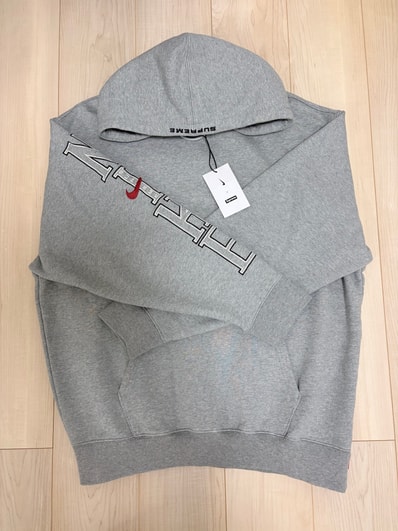 Supreme x Nike Hooded Sweatshirt "Heather Grey"