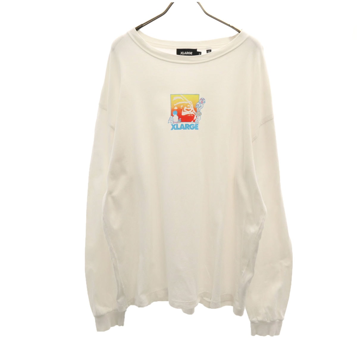 XLARGE エクストララージ 長袖 Tシャツ XL ホワイト ロンT