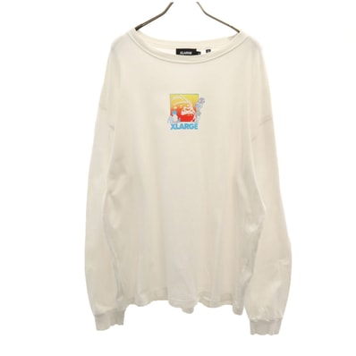 XLARGE エクストララージ 長袖 Tシャツ XL ホワイト ロンT