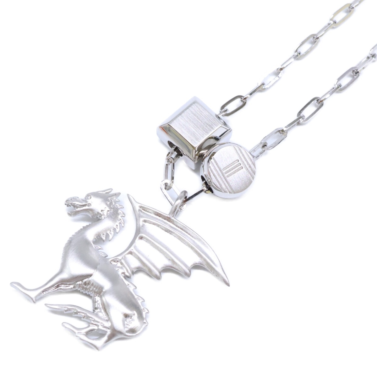 エルメス 新品同様 ドラゴン タリスマン ペンダント