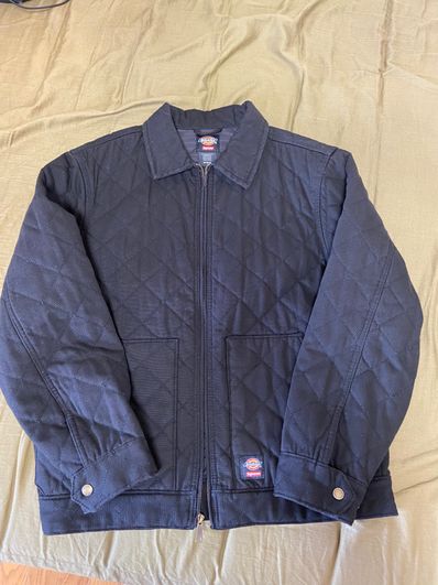 Supreme x Dickies Quilted Denim Work Jacket "Black"