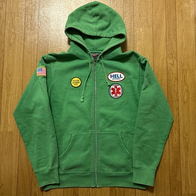 17AW Supreme hystericglamor ZIPUP HOODIE