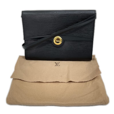 LOUIS VUITTON ルイヴィトン エピ ショルダーバッグ ポシェットアルシュ 内ポケット劣化 A20963 ブラック