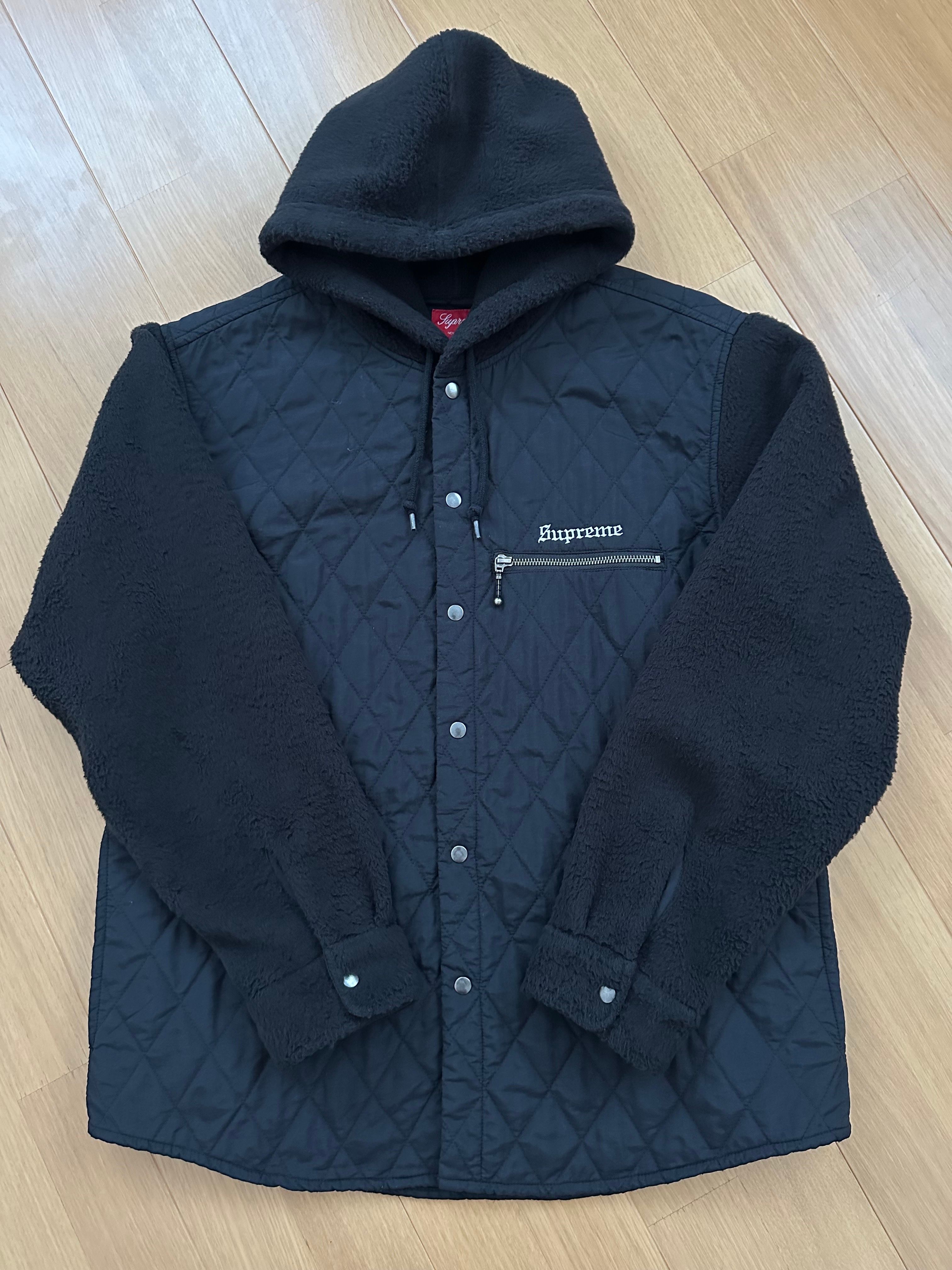Supreme - Hooded Fleece Nylon Shirt