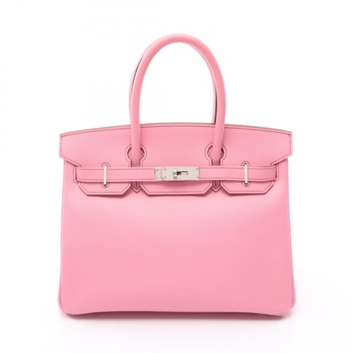 エルメス HERMES バーキン30 ハンドバッグ バッグ レザー カーフ(牛革) ヴォーエプソン ヴォーエプソン ピンク □N刻印(2010年製造) レディース ピンク系 【中古】