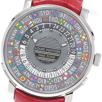 ☆美品 ルイ・ヴィトン エスカル タイムゾーン Q5D20 メンズ 【中古】