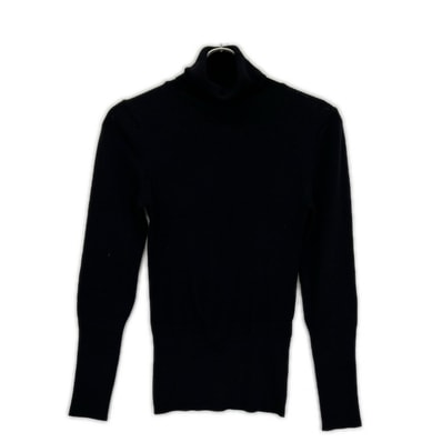 シーエフシーエル CF006KN097 WOOL RIB HIGHNECK TOP ブラック ハイネックニット 1