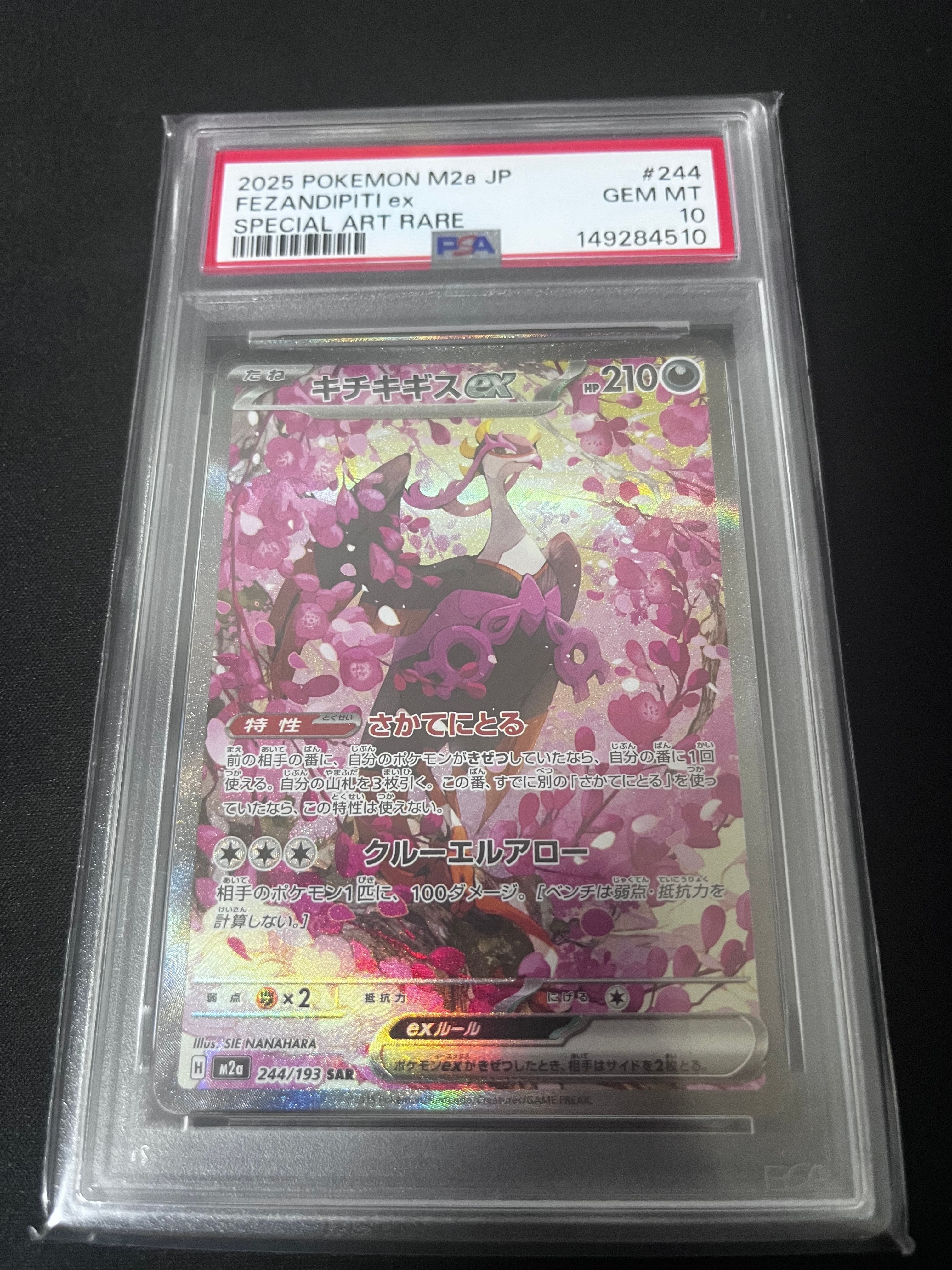 PSA10】キチキギスex SAR [M2a 244/193](ハイクラスパック「MEGA