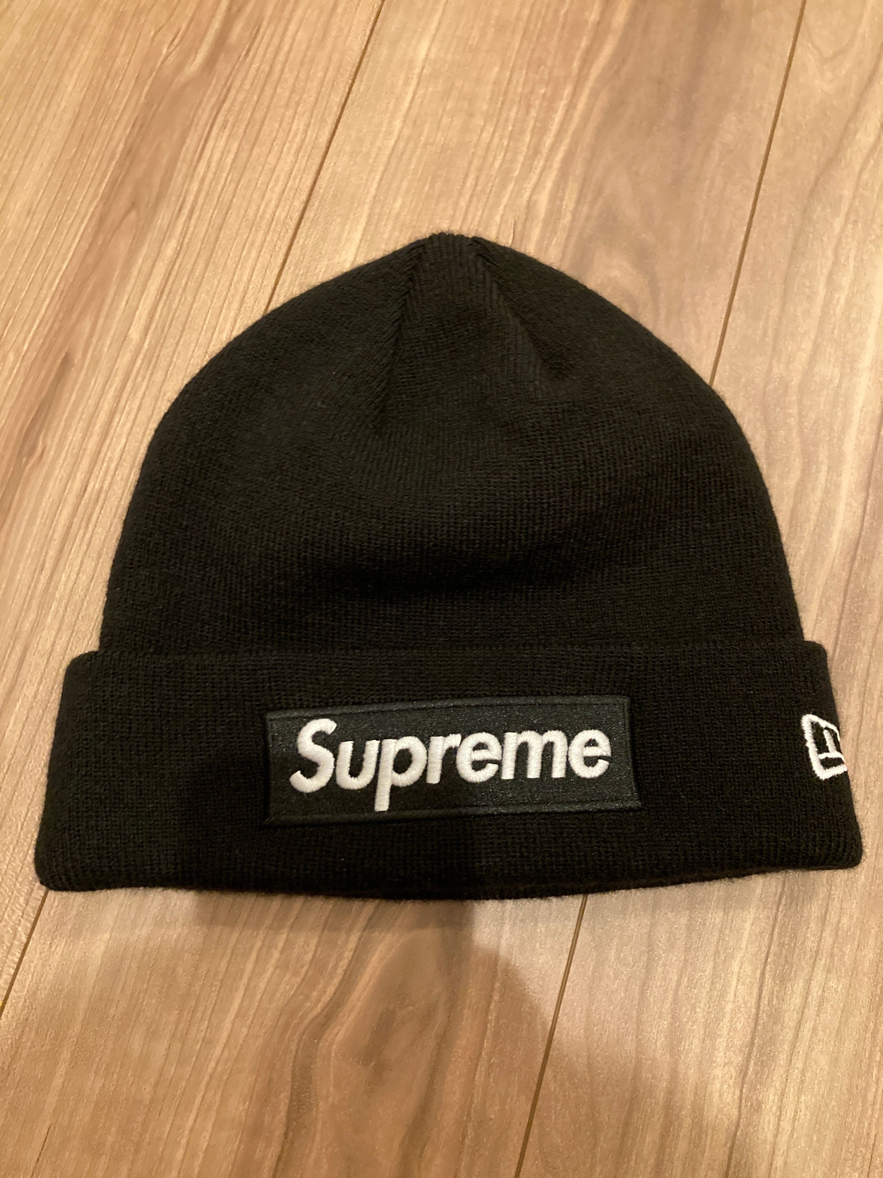 Supreme New Era® Box Logo Beanie "Black" (21FW)