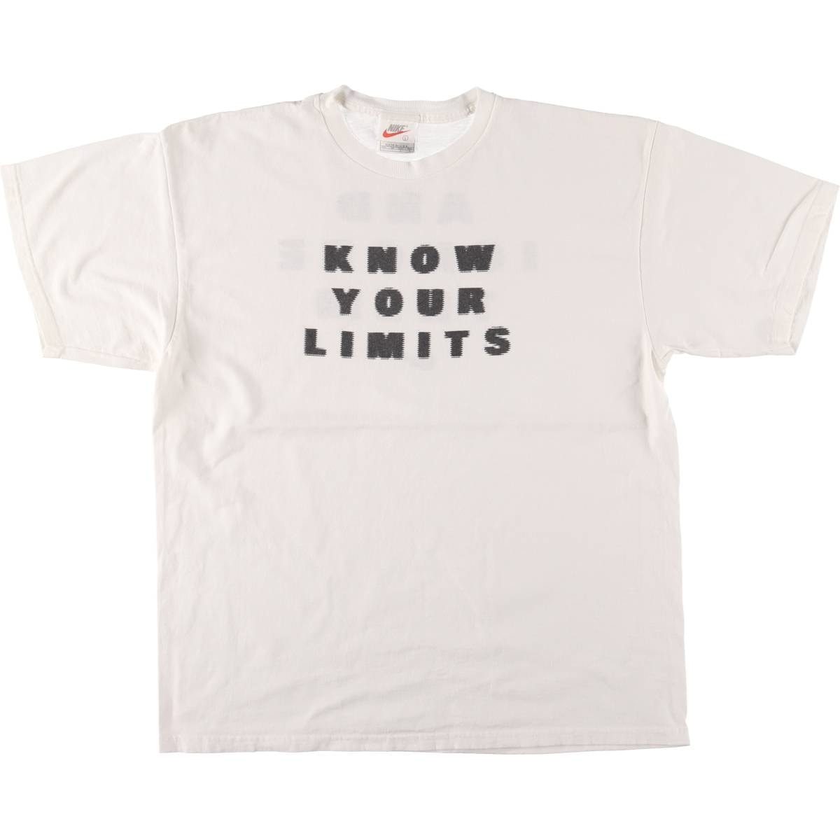 古着 ナイキ NIKE プリントTシャツ USA製 メンズL相当/eaa559882