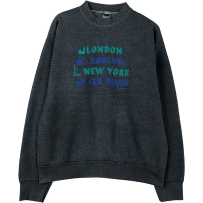 古着 90年代 フルーツオブザルーム FRUIT OF THE LOOM プリントスウェットシャツ トレーナー USA製 メンズL相当 ヴィンテージ/eaa612982