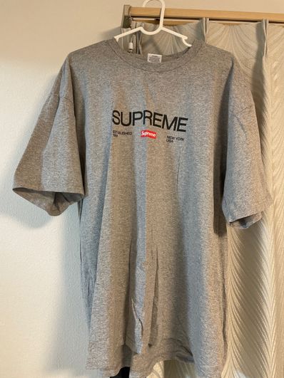Supreme Est. 1994 Tee "Heather Grey"