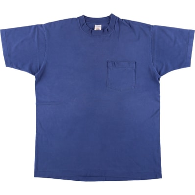 古着 90年代 フルーツオブザルーム FRUIT OF THE LOOM 無地ポケットTシャツ USA製 メンズL相当 ヴィンテージ/eaa558733