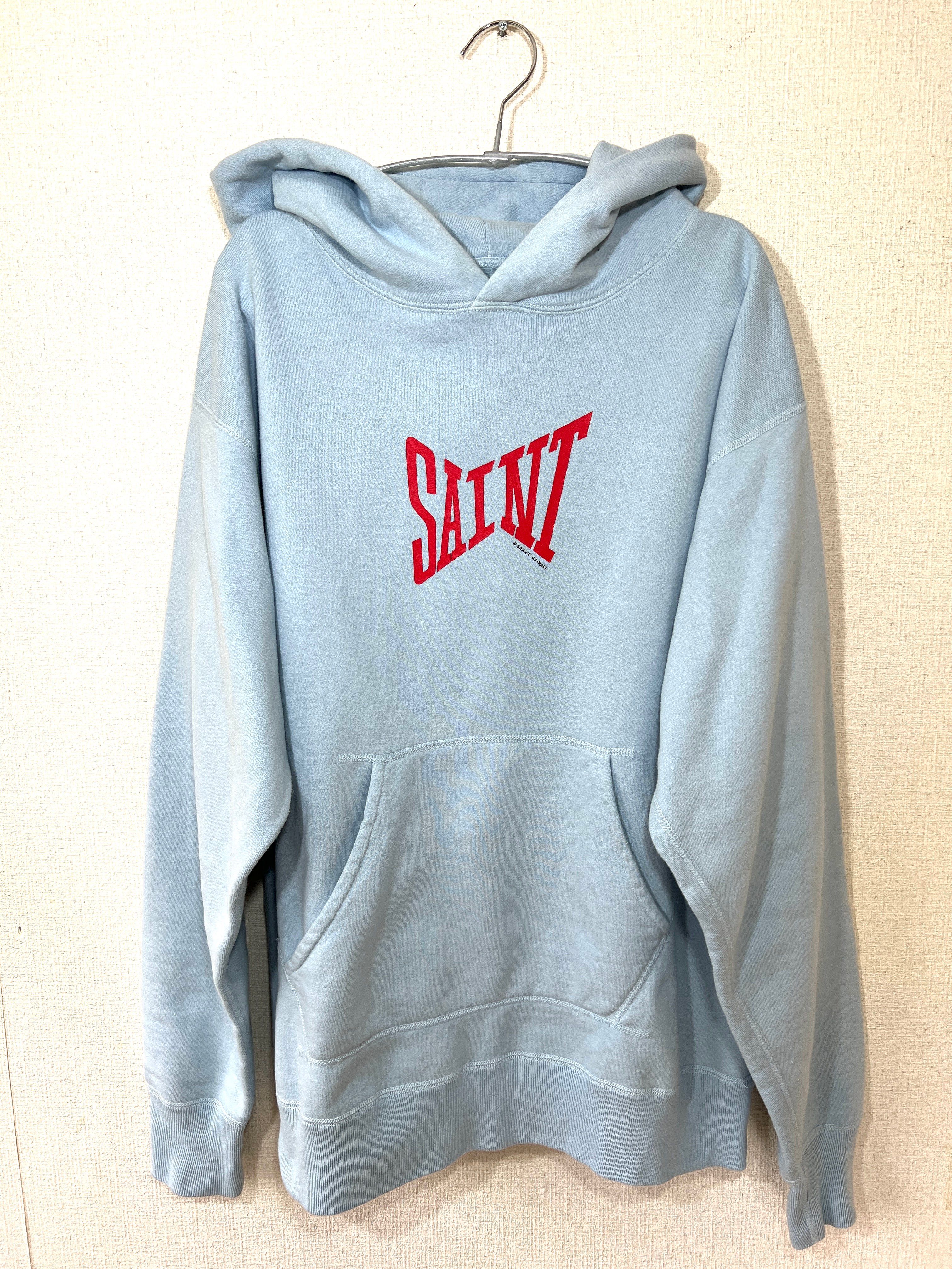 SAINT Mxxxxxx HOODIE / LOGO "Blue"