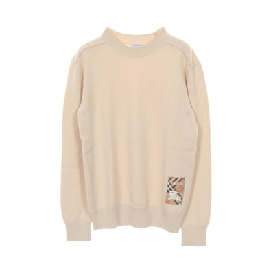 バーバリー BURBERRY ニット 衣料品 トップス ウール レディース アイボリー系 【中古】