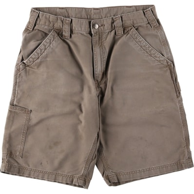 古着 カーハート Carhartt ORIGINAL FIT ダック地ペインターショーツ ショートパンツ メンズw32相当/eaa620612