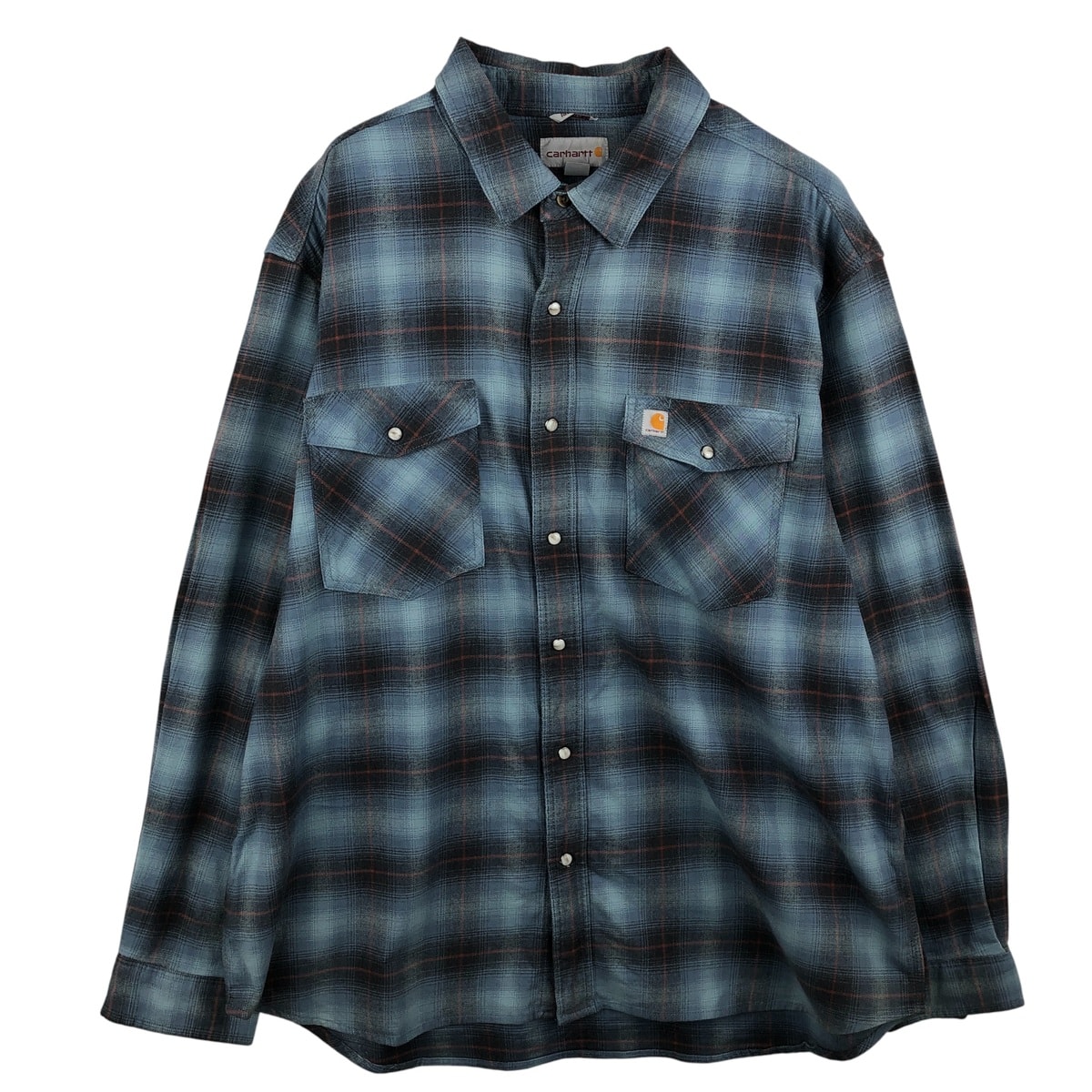 carhartt オンブレシャツ ネルシャツ
