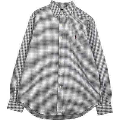 古着 ラルフローレン Ralph Lauren CLASSIC FIT クラシックフィット 長袖 ボタンダウンチェックシャツ メンズM相当/eaa628779