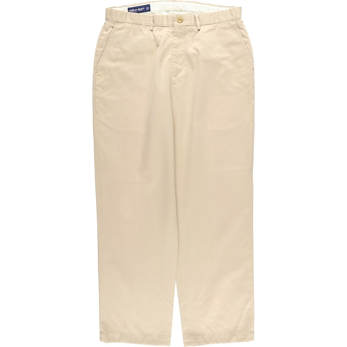 古着 ラルフローレン Ralph Lauren POLO GOLF ポロゴルフ コットン スラックスパンツ メンズw34相当/eaa604365