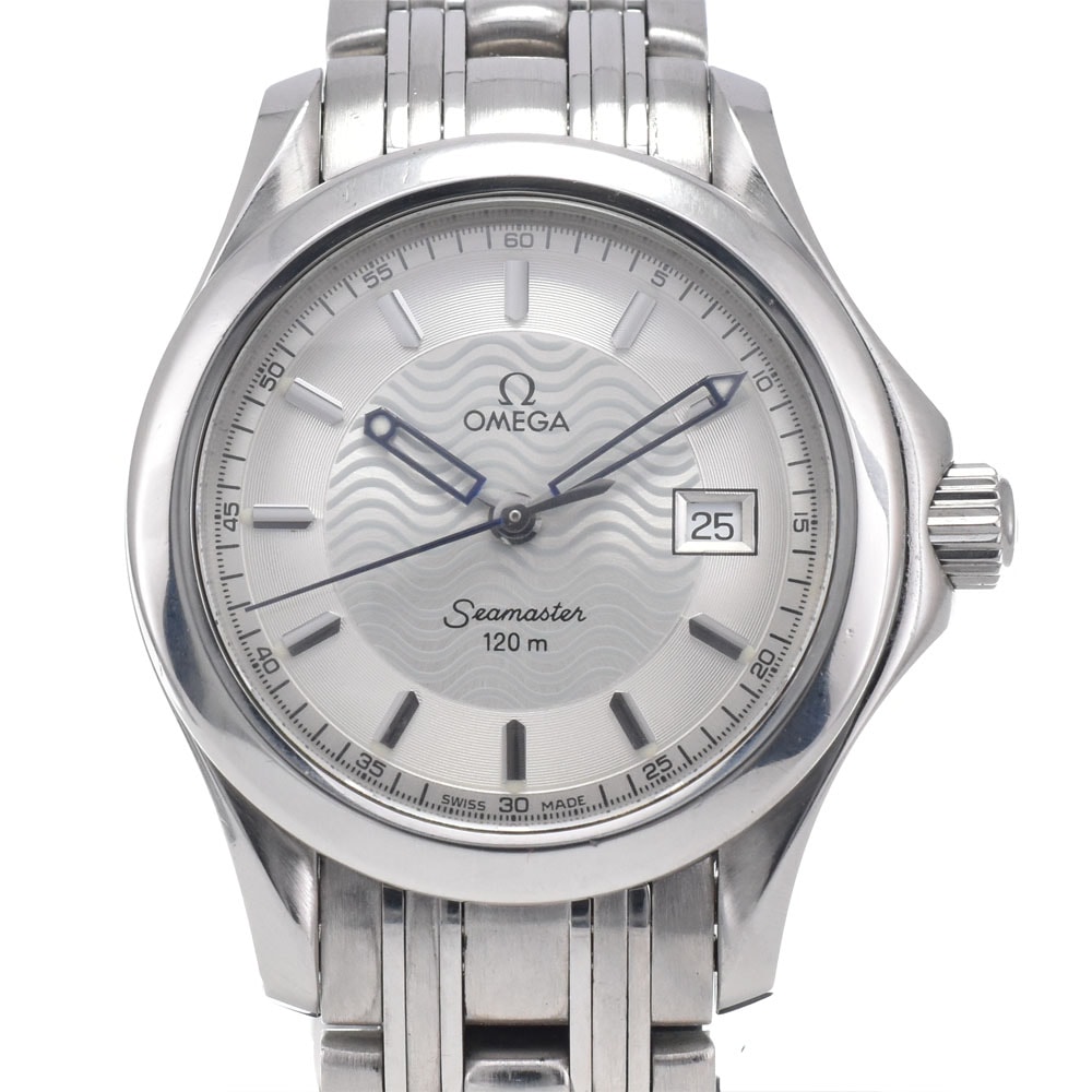 オメガ OMEGA 2571.31 シーマスター 120M シルバー クォーツ レディース 良品 腕時計 J#147548