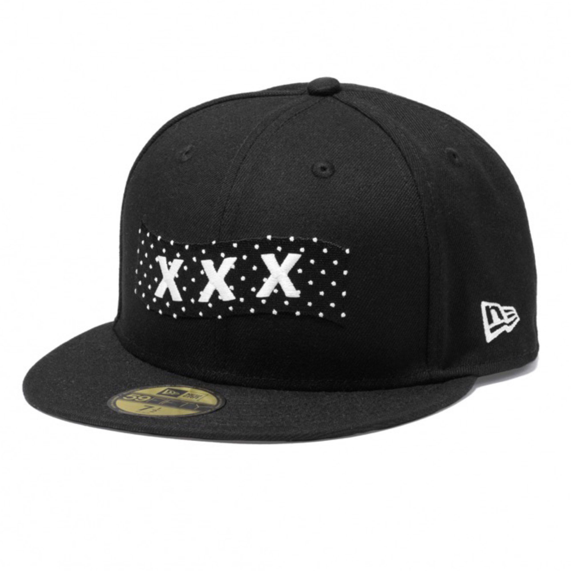 GOD SELECTION XXX x NEW ERA 59FIFTY GX-A22-HT-04 "Black"