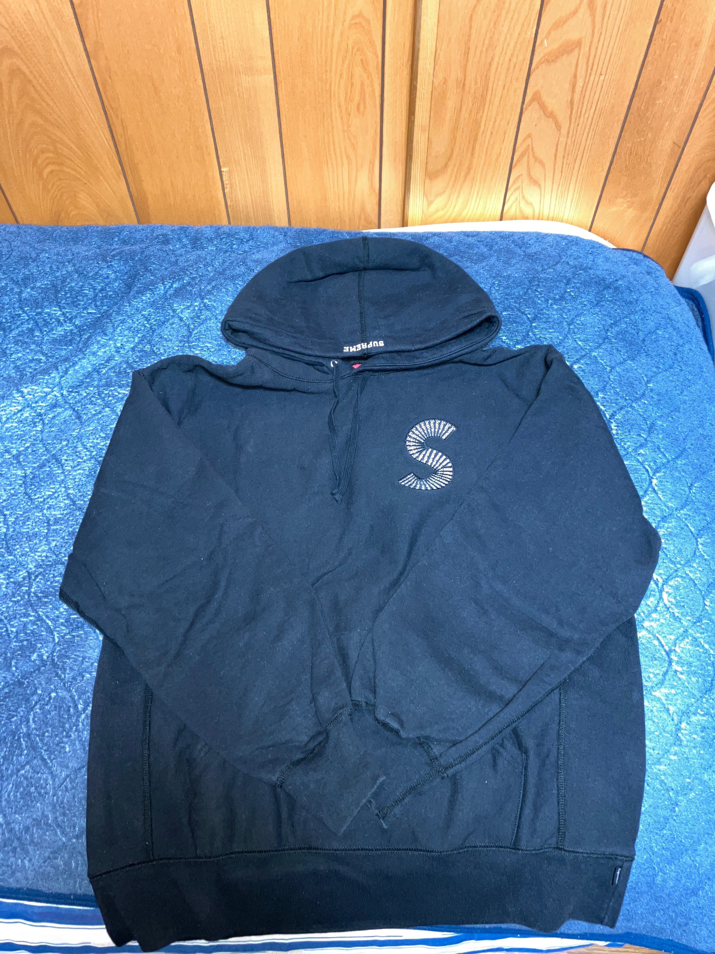 Supreme S Logo Hooded Sweatshirt "Black" (20FW)