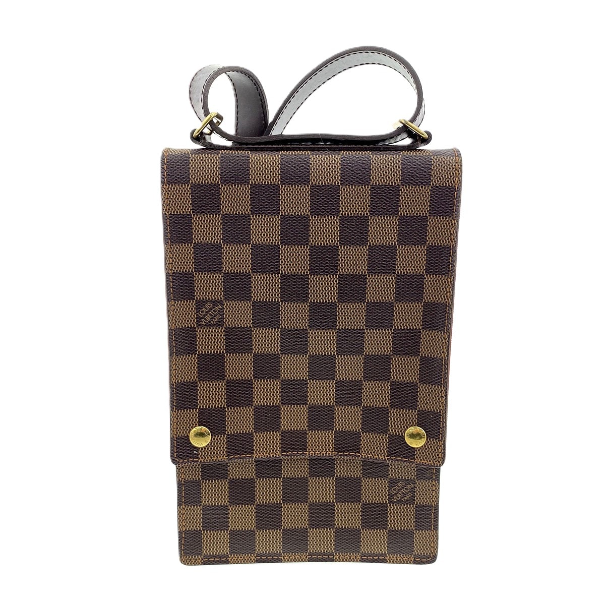 LOUIS VUITTON ルイ・ヴィトン ポートベロー ダミエ ショルダーバッグ N45271 ダミエキャンバス PVC ブラウン  ユニセックス【中古】