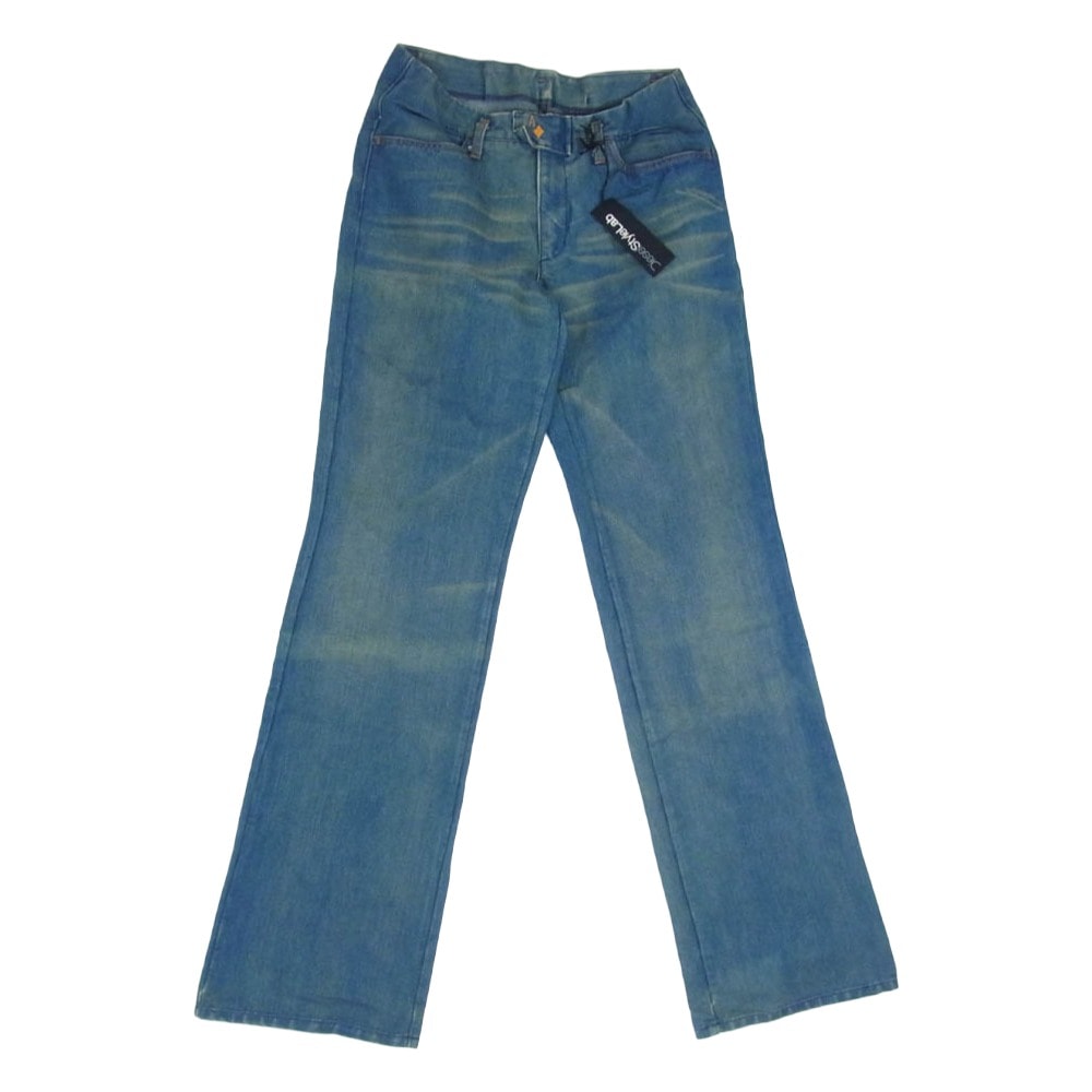 DIESEL ディーゼル デニムパンツ イタリア製 DIESEL style lab RODEO-STAR W28 フレア デニムパンツ インディゴブルー系 28【中古】