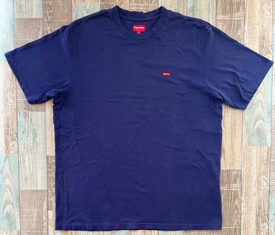 Supreme Small Box Tee "Washed Navy"(21SS)