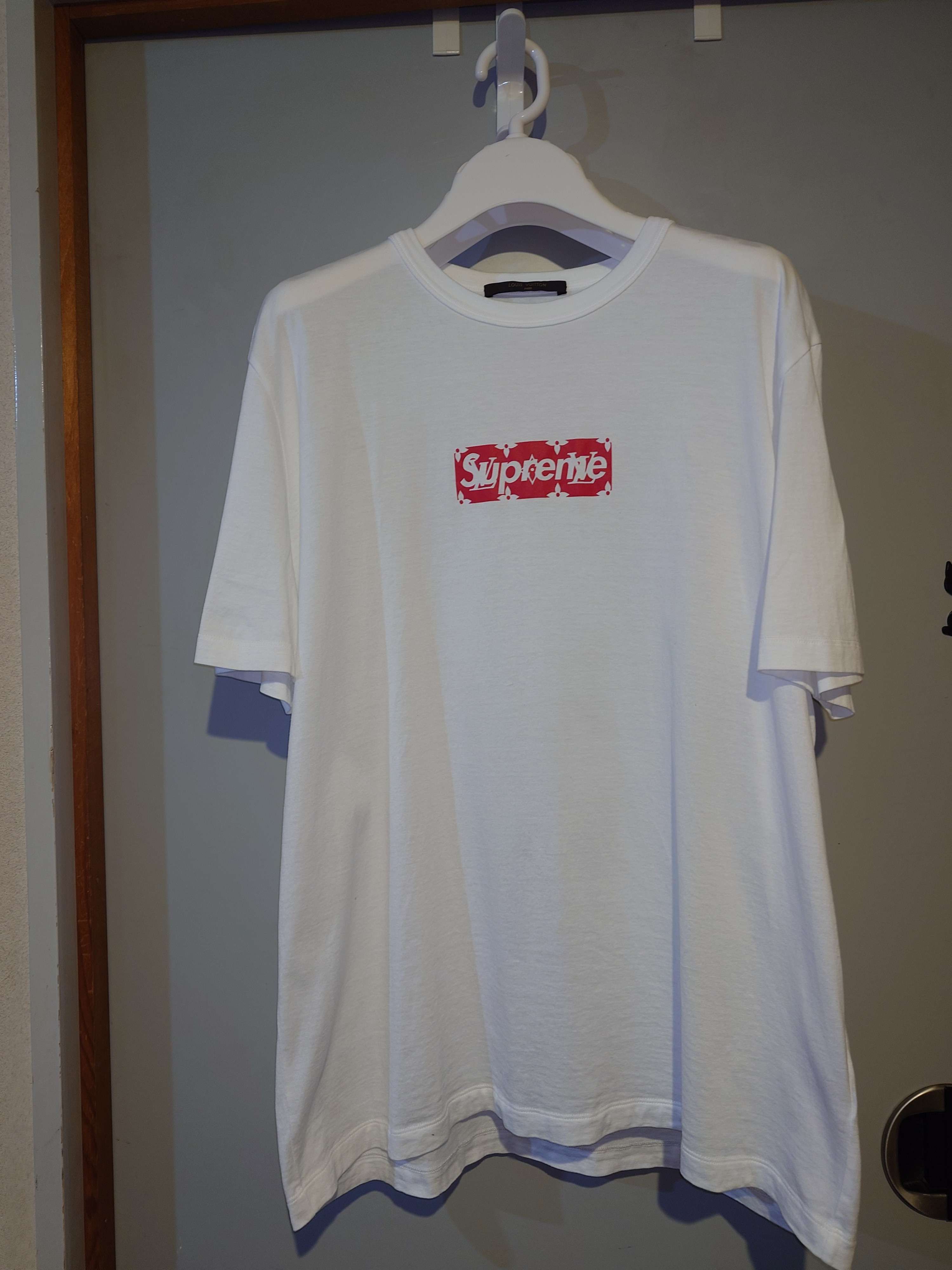 Supreme / Louis Vuitton Box Logo Tee "Red"