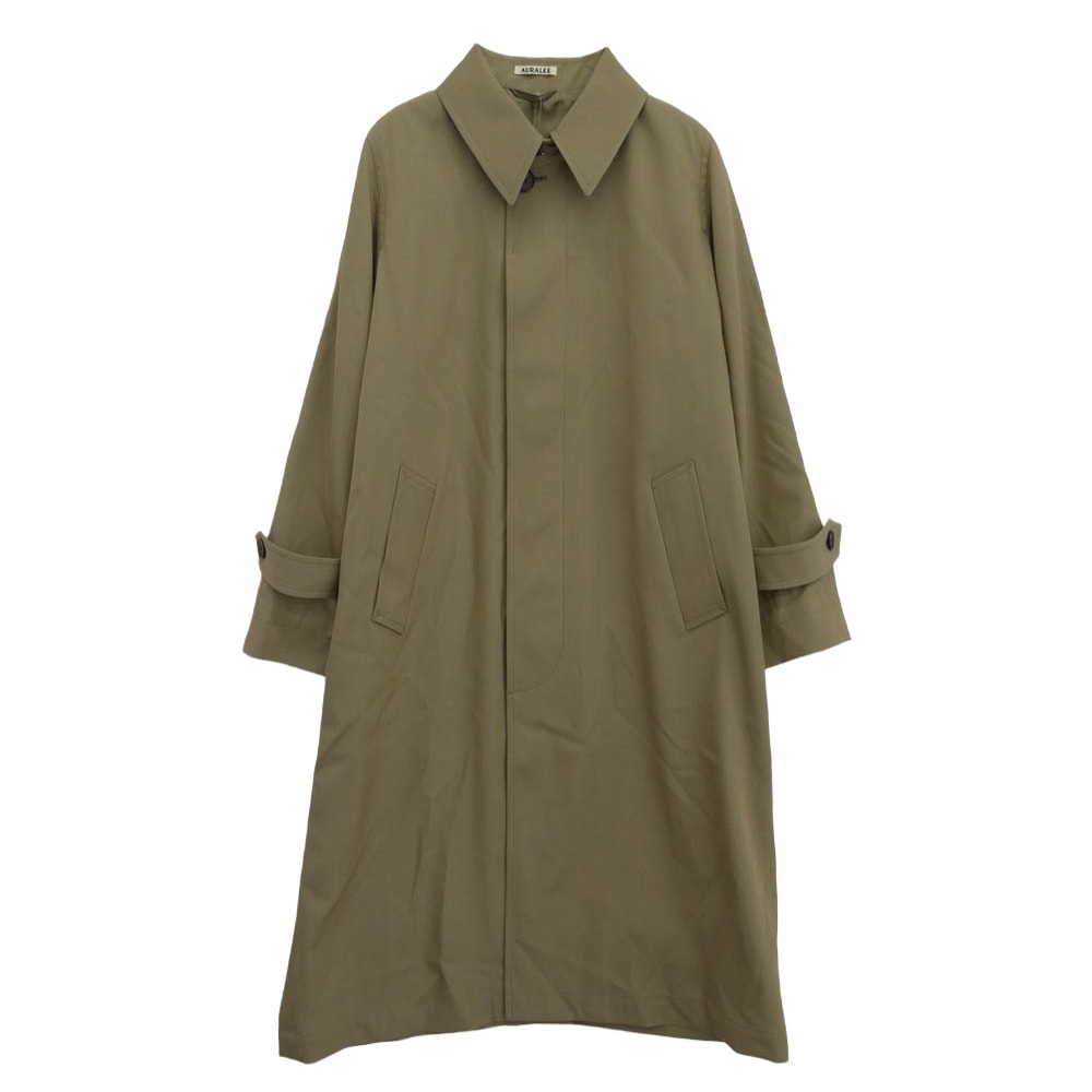 AURALEE Super Fine Wool Mosser Chesterfield Coat 