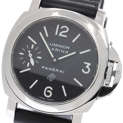 パネライ ルミノールマリーナ ロゴ PAM00005 メンズ 【中古】