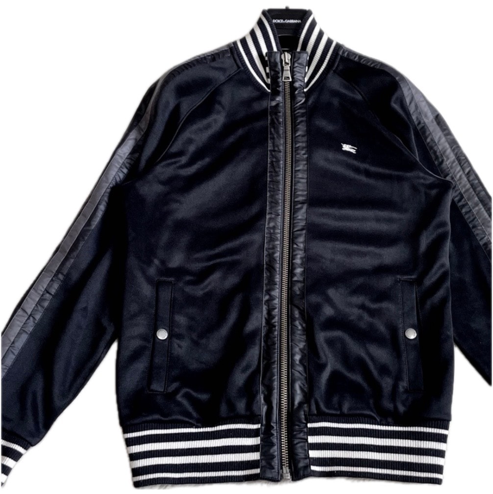 バーバリーブラックレーベル トラックジャケット ブルゾン 黒 BURBERRY