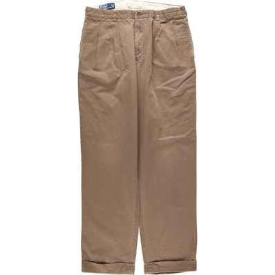 古着 ラルフローレン Ralph Lauren POLO by Ralph Lauren HAMMOND PANT ツータック チノパンツ メンズw34相当/eaa663442