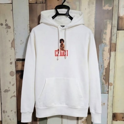 KITH Biggie Classic Logo Hoodie "White"