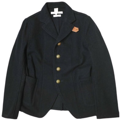 BEAMS BOY ビームスボーイ 日本製 メルトン4Bジャケット 13-16-0277-202 Free Navy テーラード ブレザー アウター g22572