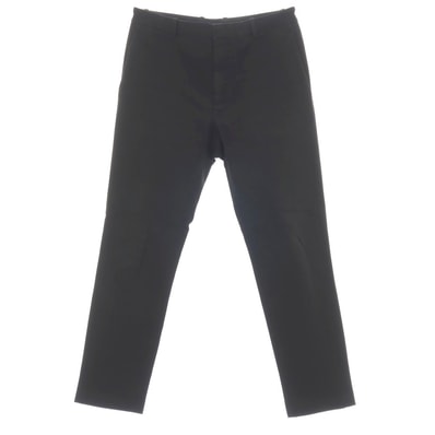 【中古】ジルサンダー JIL SANDER ストレッチ コットン チノパンツ ブラック【サイズ46】【メンズ】