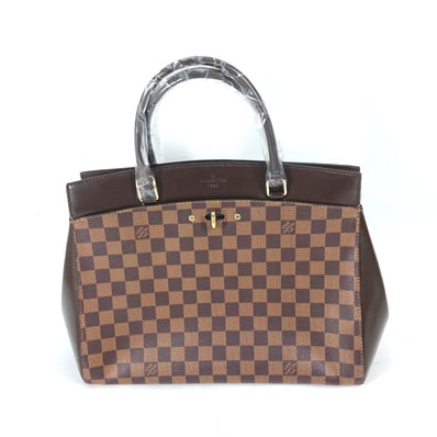 ルイヴィトン LOUIS VUITTON リヴォリMM N41150 ダミエ カバン 2WAY ショルダーバッグ トートバッグ ハンドバッグ ダミエキャンバス エベヌ ブラウン 美品
