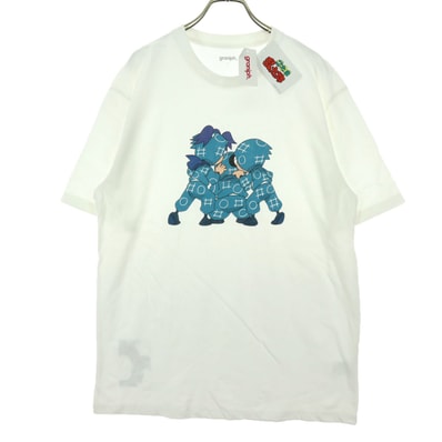 graniph グラニフ キャラクタープリント 半袖 Tシャツ L ホワイト 忍たま乱太郎