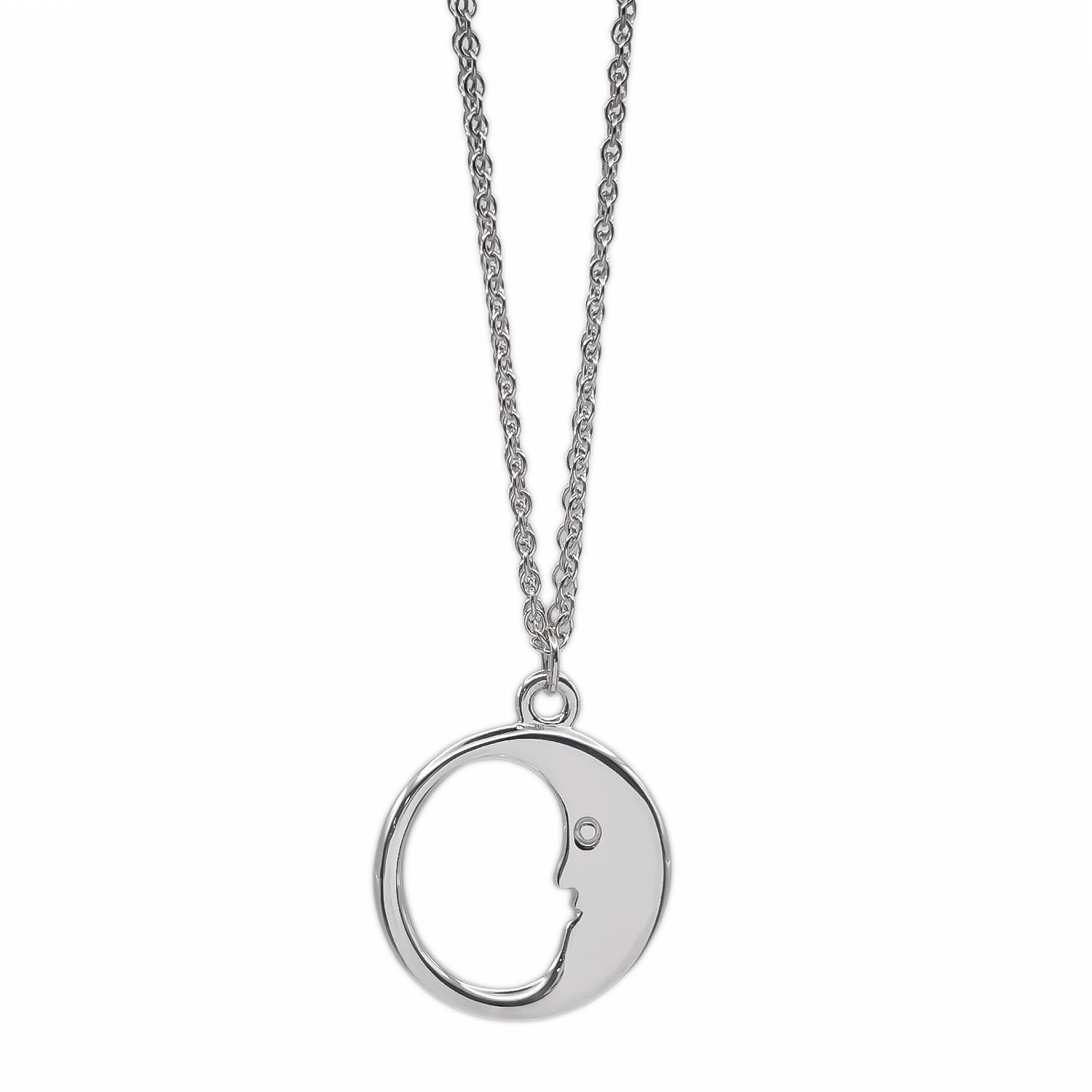 TIFFANY&Co. ティファニー マンインザムーン 月 ネックレス
 ペンダント SV925 シルバー 新品仕上済 レディース
 【中古】