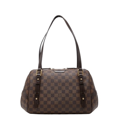ルイ ヴィトン ダミエ リヴィントンPM ショルダーバッグ N41157 ブラウン PVC レザー レディース LOUIS VUITTON 【中古】