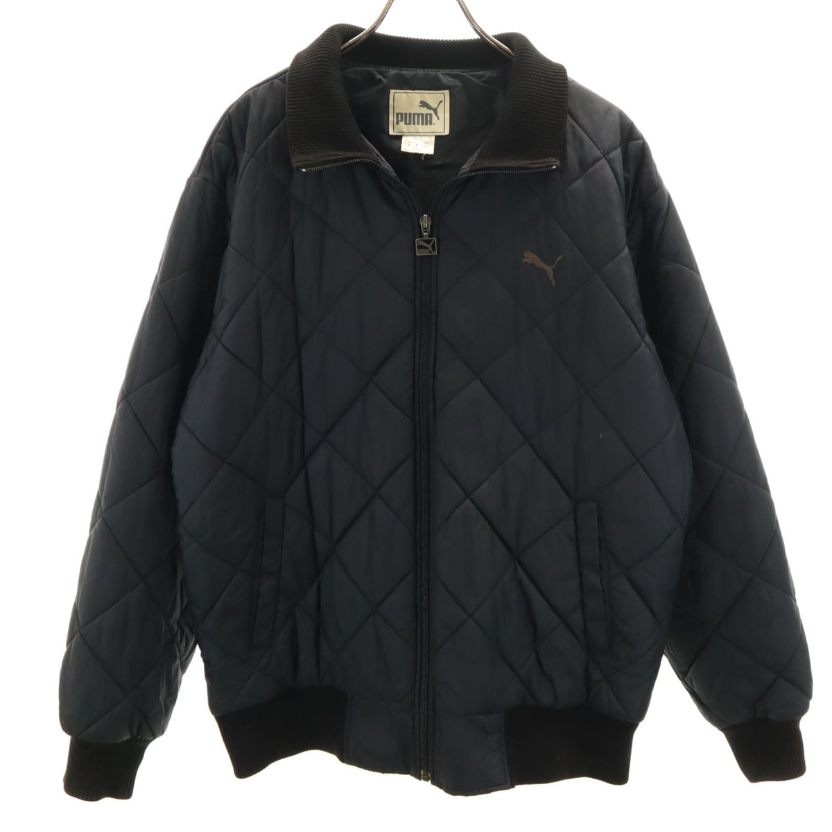 PUMA プーマ キルティング ブルゾン O ブラック